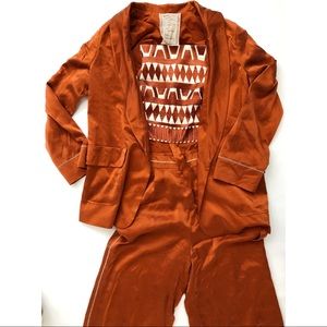 LIMITED EDITION Free People Silk 3 Piece Suit
